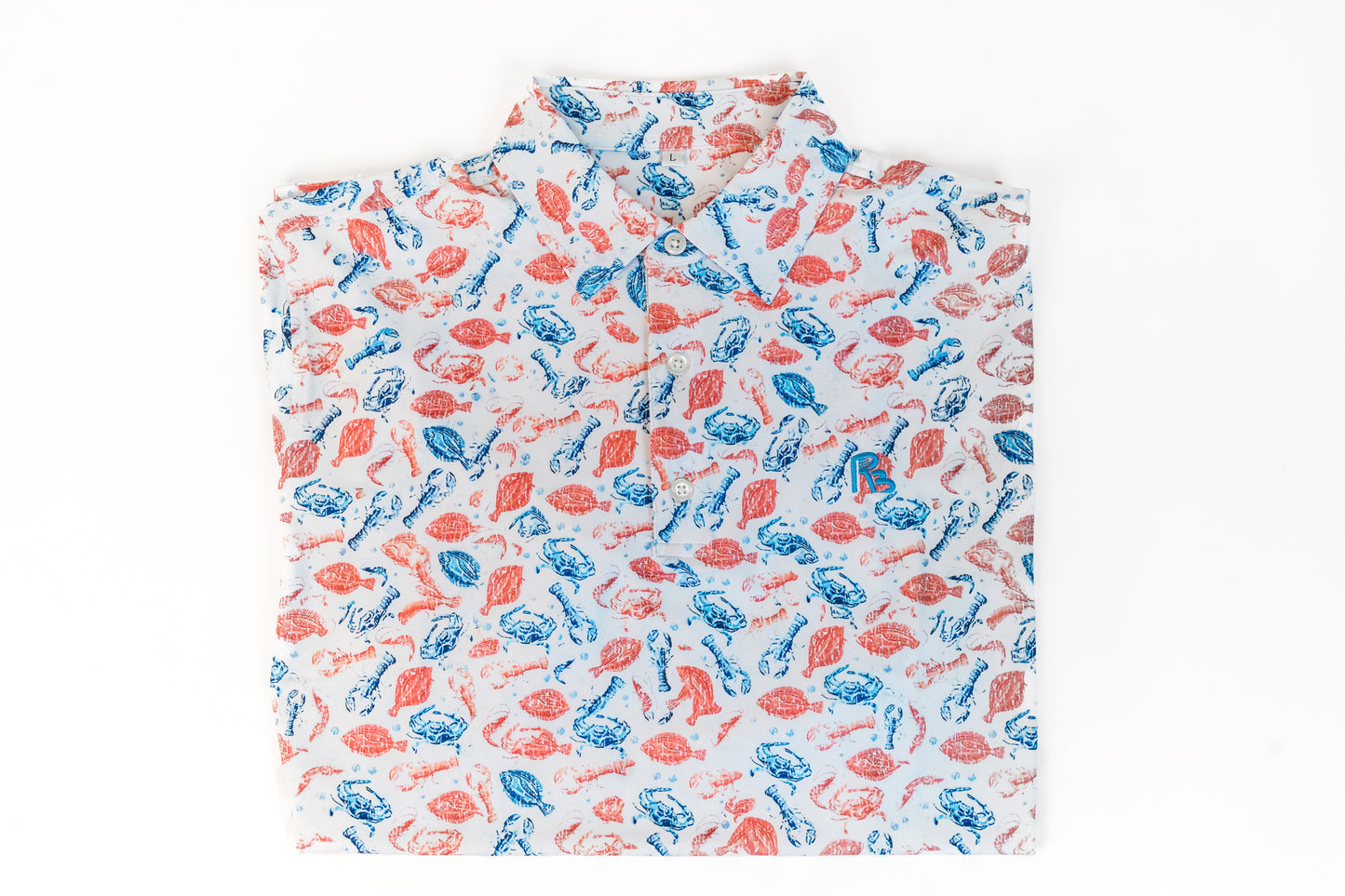 Maine E Ack Mens Polo Shirts Performance Moisture Wicking Mens Golf Shirt Fashion Print Dry Fit Golf Shirts Short Sleeve