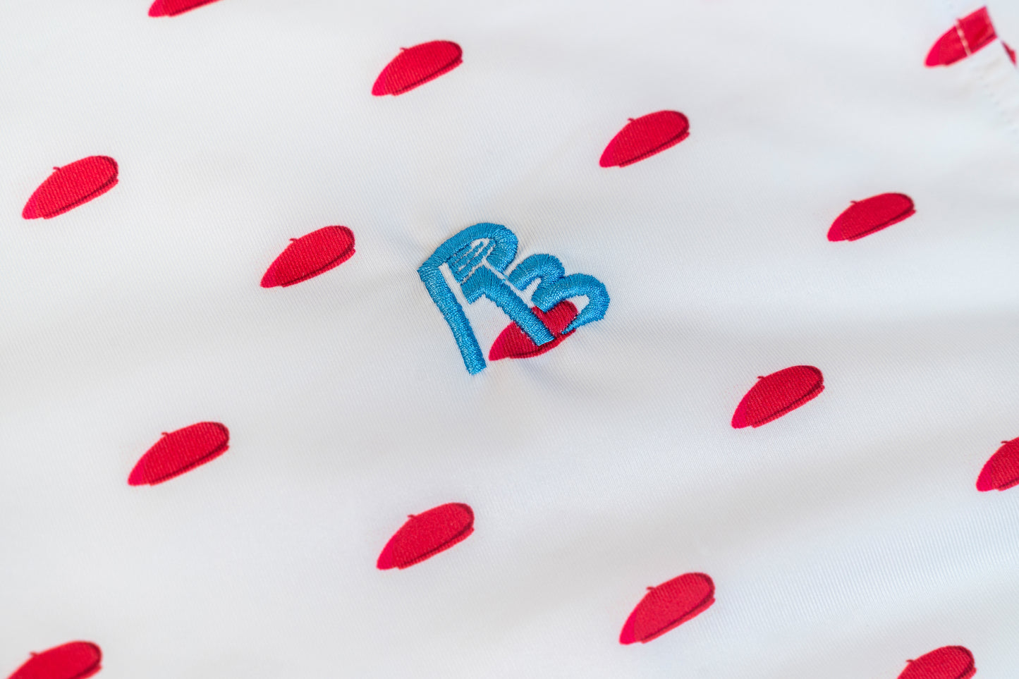 Raspberry Beret "Rock Star" Men's Golf Polo Shirt Short Sleeve Performance Moisture Wicking Dry Fit Golf Shirts for Men