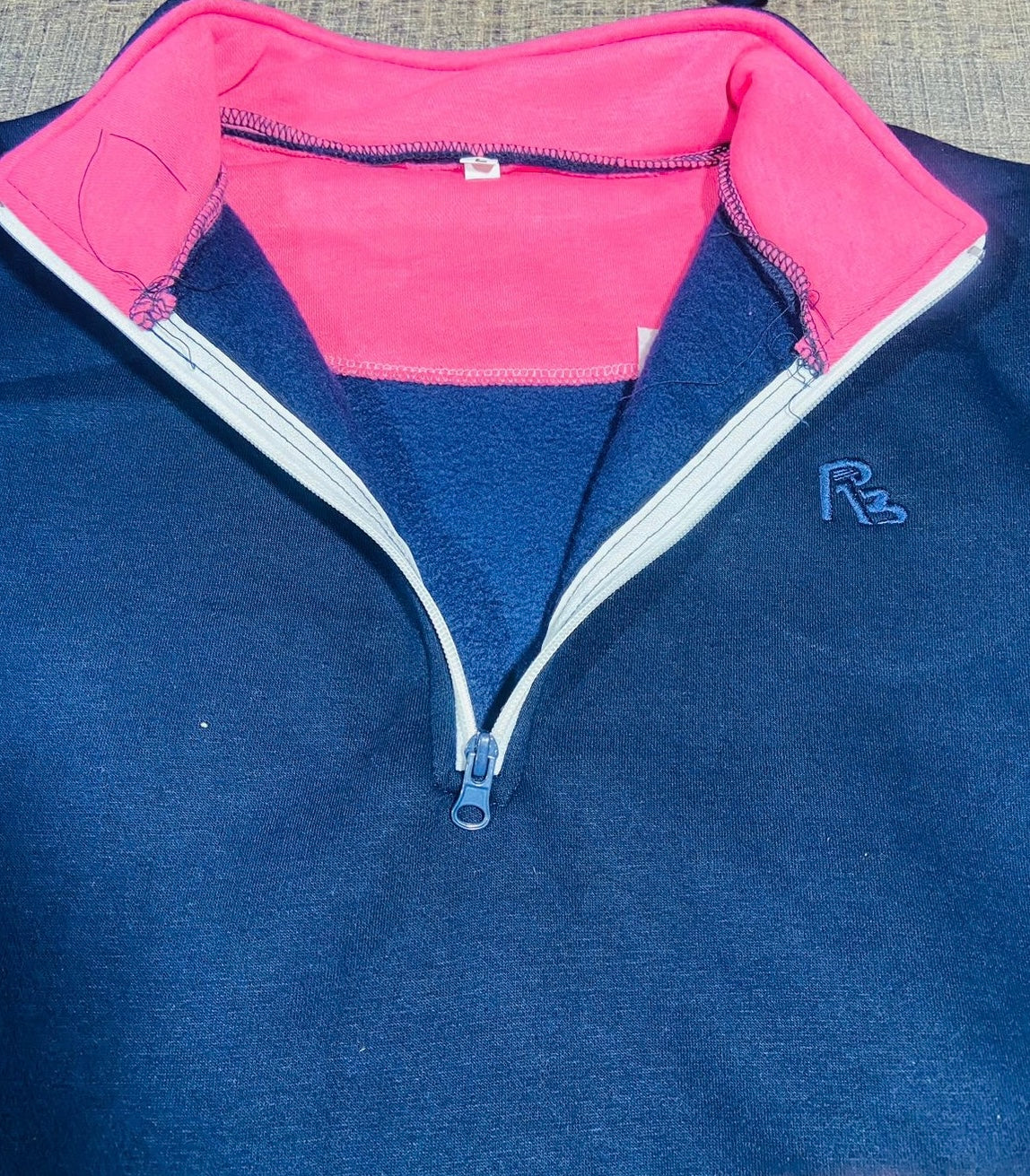 Blue Pullover with Pockets Summer Blowout Shirt